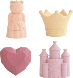 Mushie - Badset - Siliconen - Princess - 4-Pack