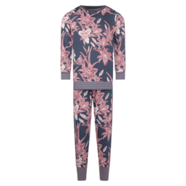 Charlie Choe - Meisjes - Pyjama - Lounge Set - Blauw - Lelie