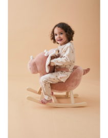 Noukie's - Pyjama - Giraffenprint - Beige - Fluweel