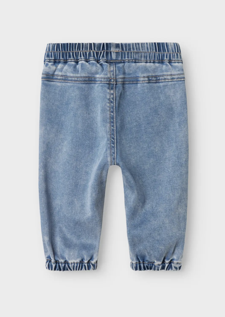 Name It - Broek - Rose - Frill Jeans - Medium Blue Denim