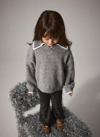 Name It - Flared Broek - NMFROISIN - Zwart - Glitters