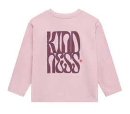 Noppies - T-shirt - Longsleeve - Kindness - Backprint - Roze