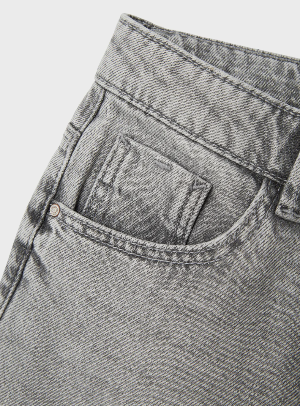 Name It - Broek - Rose - Wide jeans - Light grey