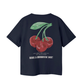 Name It - T-shirt - Navy - Toota - Cherry