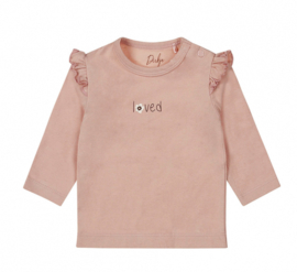 Dirkje - T-shirt - Loved - Dusty - Pink - Bio - Cotton