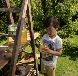 Koko Noko - Korte - Broek - 2 stuks - Geel - Grijs - Maat 104