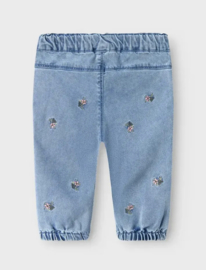 Name It - Broek - Rose - Lichtblauw - Denim - Maat 56