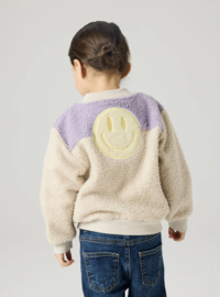 Name It - Vest - NMFBalissea - Teddy - Smiley - Pumice Stone