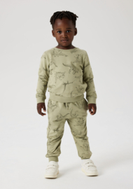 Name It - Sweater - Trui - Dino's - Varon - Groen - Maat 104
