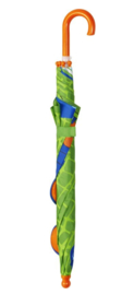 Playshoes - 3D - Paraplu - Dinosaurus - Groen