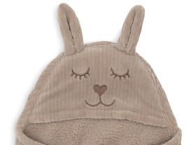 Jollein - Wikkeldeken - Bunny - Cloudy Rib - Milky Coffee