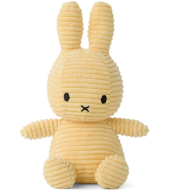 Bon Ton Toys - Knuffel - Nijntje - Corduroy - Buttercream - 23 cm