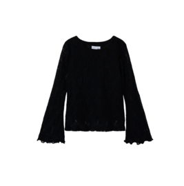 Name It- Top - Blouse - Kant - Zwart