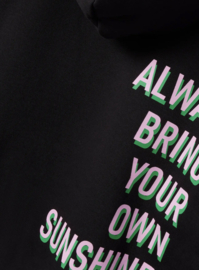 Name It - Hoodie - Trui - Devina - Zwart - Backprint