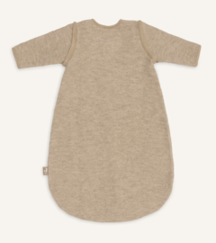 Jollein - Slaapzak met afritsbare mouw - Rond - Merino Wol Felted - Naturel