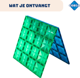 Coblo - Basisplaten - Blauw - Groen - Set - Van - 2