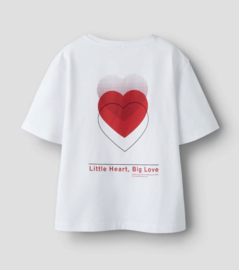 Name It - T-shirt - NKFBeinta - Backprint - Bright White