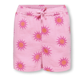 Only Girls - Korte Broek - KOGTHYRA - Begonia Pink - Zonnetjes