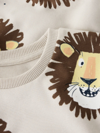 Name It - Sweater - Trui - NMMSAKU - Silver Lining - Leeuw