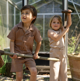 Koko Noko - Korte - Broek - Bruin - Maat 110