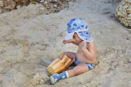 Playshoes - Zonnepet - UV - Werend - Dino - Lichtblauw