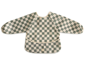 Mushie - Slab met mouwen - Olive Check - Geblokt - Waterbestendig