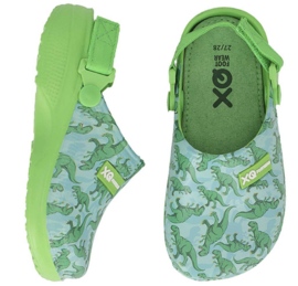 XQ Footwear - Tuinklompen - Dino - Groen