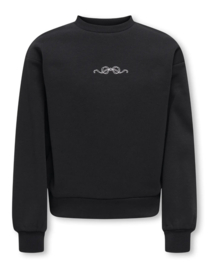 Only - Sweater - KOGCHIC - Ruffles - Zwart