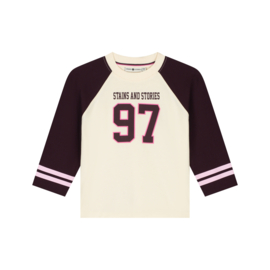 Stains & Stories - T-shirt - Longsleeve - Wine Red