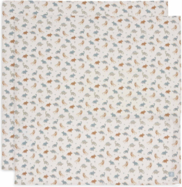Jollein - Hydrofiele - Doeken - Large - Roarsome - 115x115 cm - 2 stuks