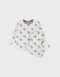 Noukie's - Pyjama - Zebraprint - Fluweel