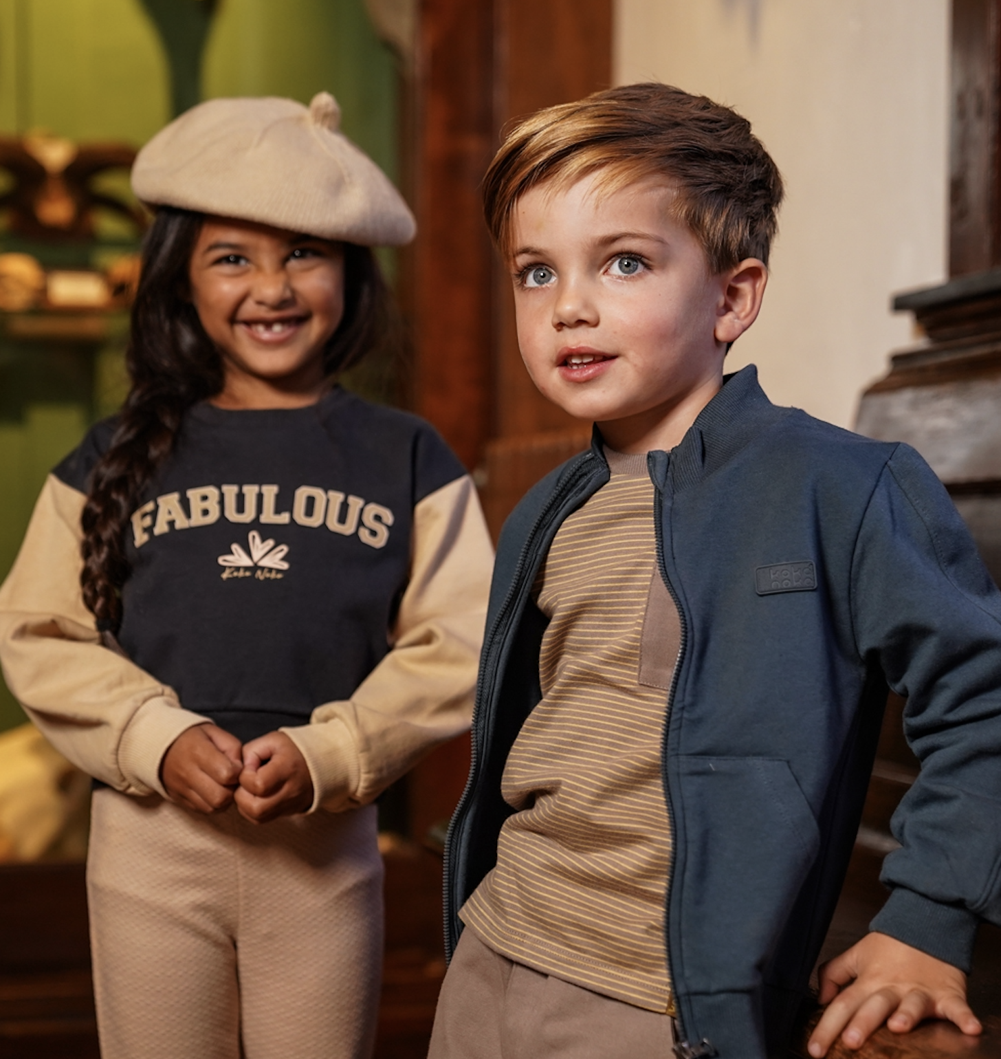 Koko Noko - Vest - Jack - Steel Blue