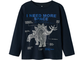 Name It - Longsleeve - Shirt - Dino - Dark Sapphire
