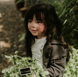 Koko Noko - Vest - Zwart - Ruffles - Bio Cotton