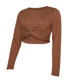 Mamalicious - Crop Top - MLMELONI - Burnt Henna