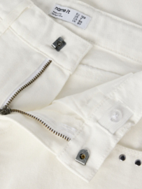 Name It - Broek - NKFBella - Wide Leg - Studs - Bright White