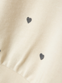 Name It - Sweater - Trui - Valba - Summer - Sand - Hartjes