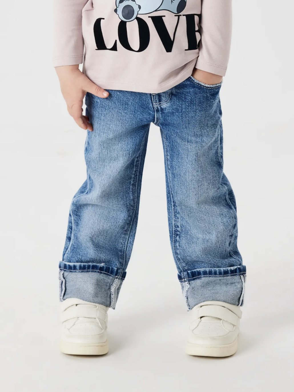 Name It - Straight - Jeans - Broek - Rose - Medium Blue Denim