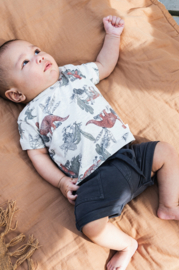 Noppies - T-shirt - Mendota - Dinosaurus - Oatmeal