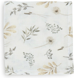 Jollein - Hydrofiele -  Doek -  Large -  115x115cm -  Wild - Flowers - 2 stuks