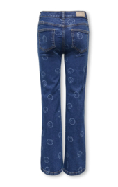 Only - Broek - KOGJUICY - Smiley - Medium Blue Denim