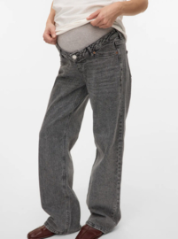 Vero Moda  - Broek - VMMTESSA - Wide Leg - Medium Grey Denim