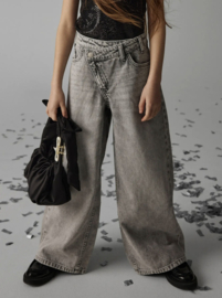 Name It - Broek - NKFBELLA - X-WIDE - Light Grey Denim