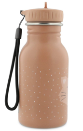 Trixie - Drinkfles - Mrs. Cat - Kat - Poes - RVS waterfles - Lekvrij - 350ml - Roze