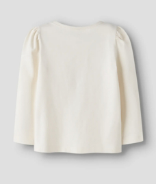 Name It - T-shirt - NMFLIASA - Hartje - Antique White