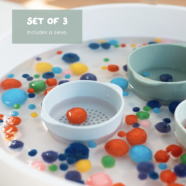 Inspire My Play - Schaaltjes - Zeef - 3-delig - Blauw - Groen
