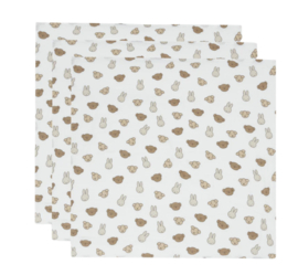 Jollein - Hydrofiele - Doeken - Miffy and Friends - 70x70 cm - 3 stuks