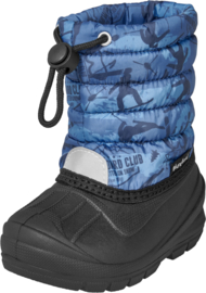 Playshoes - Snowboots - Wintersporter - Skiër - Blauw