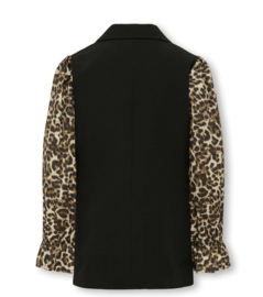 Only Girls - Blazer - Kogkira - Oversized - Luipaardprint