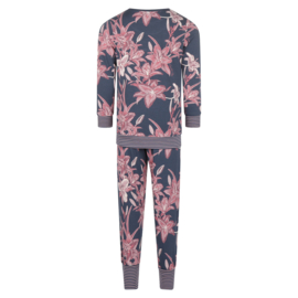 Charlie Choe - Meisjes - Pyjama - Lounge Set - Blauw - Lelie